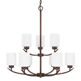 Capital Lighting 415291BZ338 Dixon Mid Sized Chandelier - Bronze
