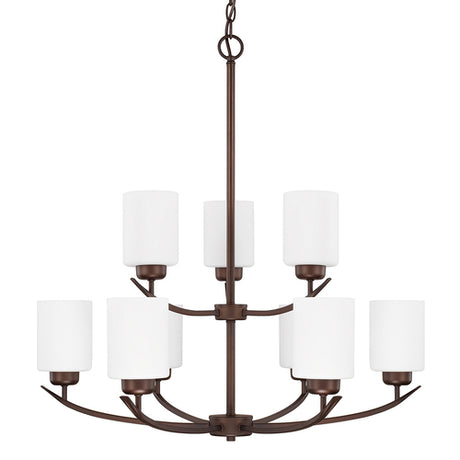 Capital Lighting 415291BZ338 Dixon Mid Sized Chandelier - Bronze