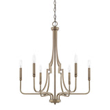 Capital Lighting 419361AD Dawson Mini Chandelier - Aged Brass