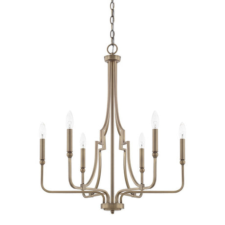 Capital Lighting 419361AD Dawson Mini Chandelier - Aged Brass