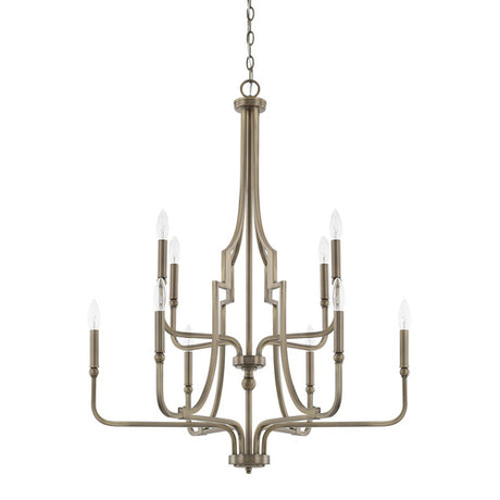 Capital Lighting 419391AD Dawson Mid Sized Chandelier - Aged Brass