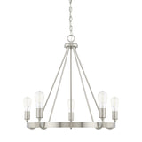 Capital Lighting 420061BN Mid Sized Chandelier - Brushed Nickel