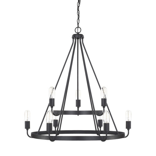 Capital Lighting 420091MB HomePlace Mid Sized Chandelier - Matte Black