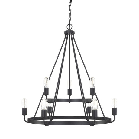 Capital Lighting 420091MB HomePlace Mid Sized Chandelier - Matte Black