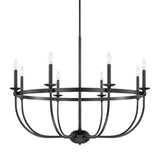 Capital Lighting 425181MB Rylann Large Foyer Chandelier - Matte Black