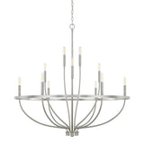 Capital Lighting 428501BN Greyson Large Foyer Chandelier - Brushed Nickel