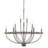Capital Lighting 428501BZ Greyson Large Foyer Chandelier - Bronze