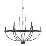 Capital Lighting 428501MB Greyson Large Foyer Chandelier - Matte Black