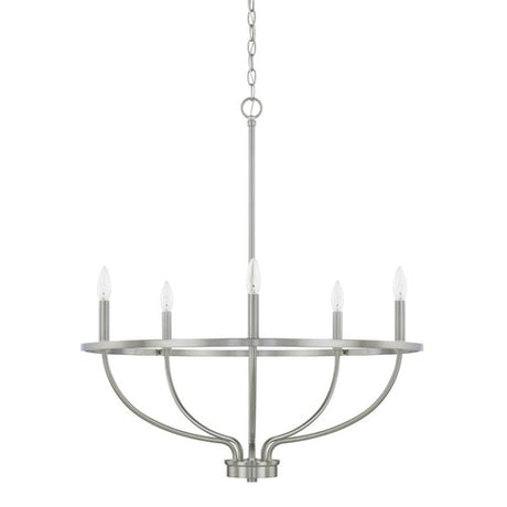 Capital Lighting 428551BN Greyson Mid Sized Chandelier - Brushed Nickel