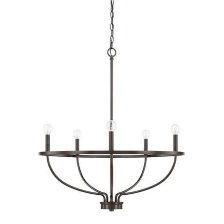 Capital Lighting 428551BZ Greyson Mid Sized Chandelier - Bronze