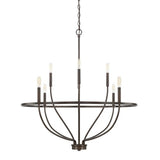 Capital Lighting 428581BZ Greyson Mid Sized Chandelier - Bronze