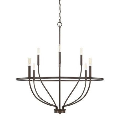 Capital Lighting 428581BZ Greyson Mid Sized Chandelier - Bronze