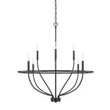 Capital Lighting 428581MB Greyson Mid Sized Chandelier - Matte Black