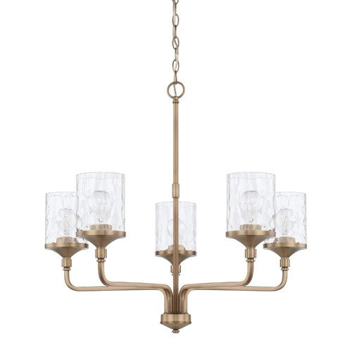 Capital Lighting 428851AD451 Colton Mid Sized Chandelier - Aged Brass