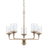 Capital Lighting 428851AD451 Colton Mid Sized Chandelier - Aged Brass