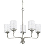 Capital Lighting 428851BN451 Colton Mid Sized Chandelier - Brushed Nickel