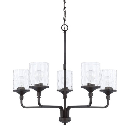Capital Lighting 428851MB451 Colton Mid Sized Chandelier - Matte Black