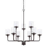 Capital Lighting 428891BZ451 Colton Large Foyer Chandelier - Bronze