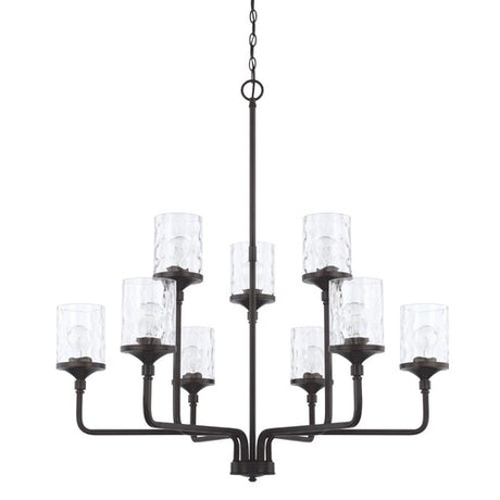 Capital Lighting 428891MB451 Colton Large Foyer Chandelier - Matte Black