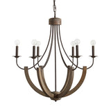 Capital Lighting 429161NG Tybee Mid Sized Chandelier - Nordic Grey