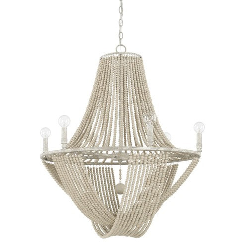 Capital Lighting 429561MS Kayla Mid Sized Chandelier - Mystic Sand