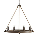 Capital Lighting 429681NG Tybee Large Foyer Chandelier - Nordic Grey