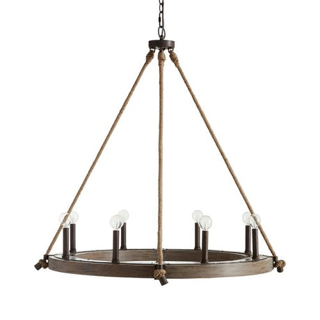 Capital Lighting 429681NG Tybee Large Foyer Chandelier - Nordic Grey