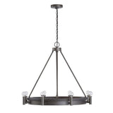 Capital Lighting 435881CI Ashton Linear Pendant - Carbon Grey / Grey Iron