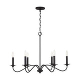 Capital Lighting 437262BI Vincent Mid Sized Chandelier - Black Iron