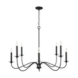 Capital Lighting 437281BI Vincent Mid Sized Chandelier - Black Iron