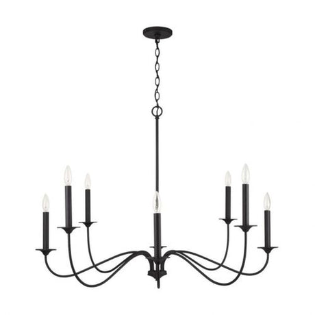 Capital Lighting 437281BI Vincent Mid Sized Chandelier - Black Iron