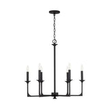 Capital Lighting 437361BI Clint Mid Sized Chandelier - Black Iron