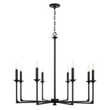 Capital Lighting 437381BI Clint Large Foyer Chandelier - Black Iron