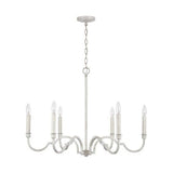 Capital Lighting 438561WW Demi Mid Sized Chandelier - Winter White