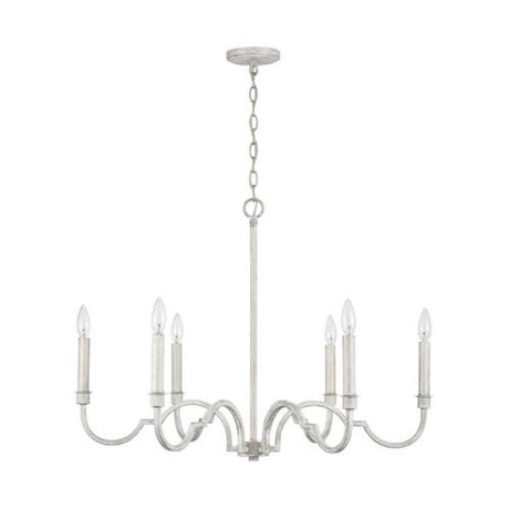 Capital Lighting 438561WW Demi Mid Sized Chandelier - Winter White