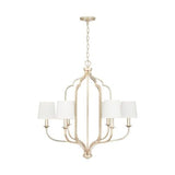 Capital Lighting 438761WG698 Ophelia Mid Sized Chandelier - Winter Gold