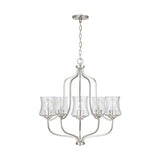 Capital Lighting 439251BN499 Reeves Mid Sized Chandelier - Brushed Nickel
