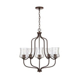 Capital Lighting 439251BZ499 Reeves Mid Sized Chandelier - Bronze