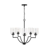 Capital Lighting 439351MB500 Carter Mid Sized Chandelier - Matte Black