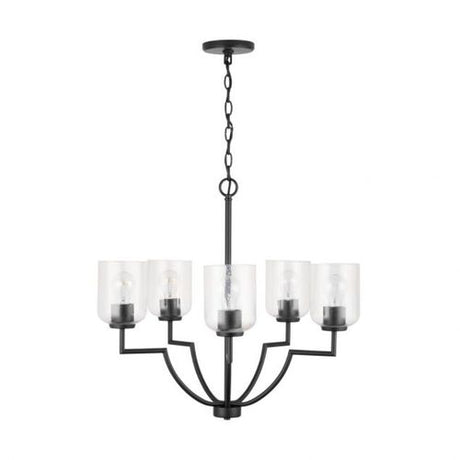 Capital Lighting 439351MB500 Carter Mid Sized Chandelier - Matte Black
