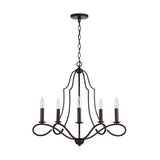 Capital Lighting 439551BZ Cameron Mid Sized Chandelier - Bronze