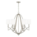 Capital Lighting 442361AS701 Sylvia Mid Sized Chandelier - Antique Silver