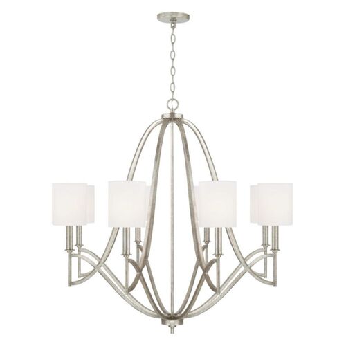 Capital Lighting 442381AS701 Sylvia Large Foyer Chandelier - Antique Silver