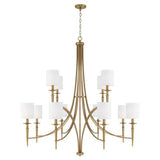 Capital Lighting 442601AD701 Abbie Large Foyer Chandelier - Aged Brass