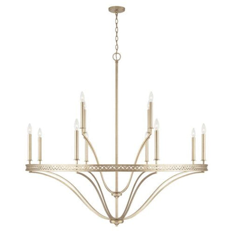 Capital Lighting 443101WG Isabella Large Foyer Chandelier - Winter Gold