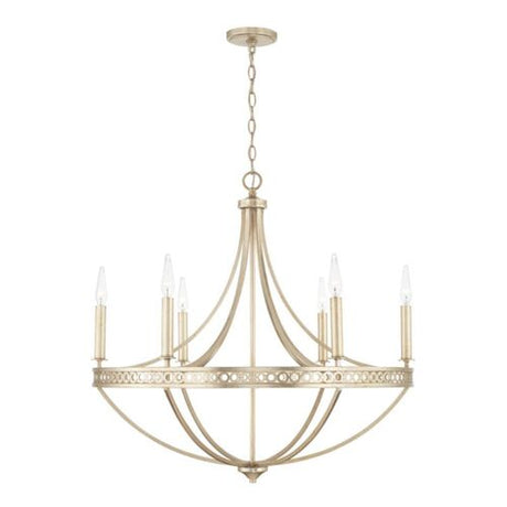 Capital Lighting 443161WG Isabella Mid Sized Chandelier - Winter Gold