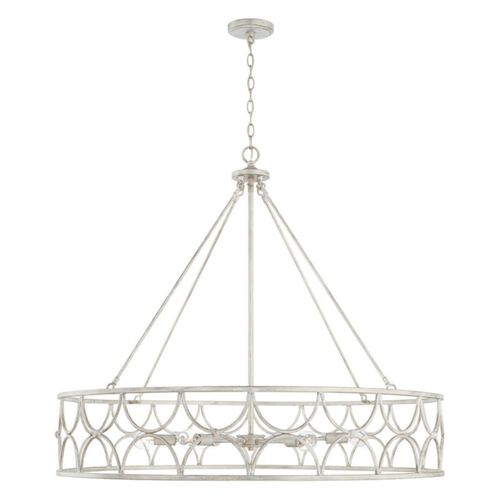 Capital Lighting 443361WW Ricci Large Foyer Chandelier - Winter White