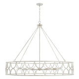 Capital Lighting 443381WW Ricci Large Foyer Chandelier - Winter White