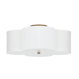 Capital Lighting 4453BG561 Quinn Semi Flush Mount Ceiling Light - Brushed Gold