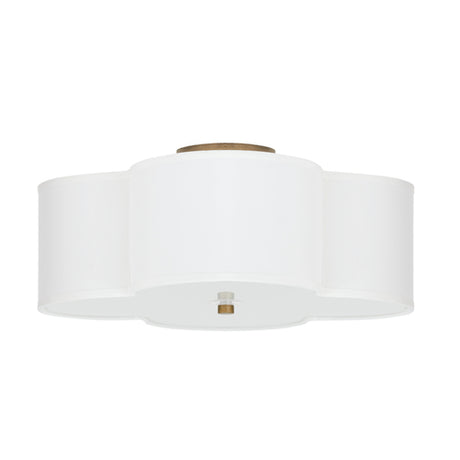 Capital Lighting 4453BG561 Quinn Semi Flush Mount Ceiling Light - Brushed Gold